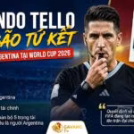 Trọng tài chính Facundo Tello người Argentina điều khiển trận Tứ kết Pháp vs Maroc tại World Cup 2026, hình ảnh phân tích chuyên sâu từ Gavang TV.